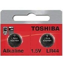 Toshiba LR44 - A76 Alkaline Button Battery 1.5V - 2 Pack FREE SHIPPING!