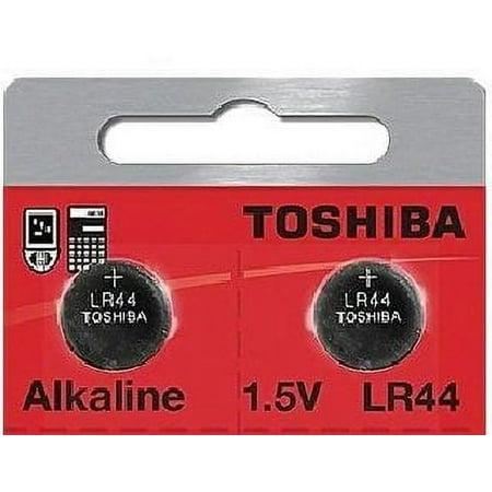 Toshiba LR44 - A76 Alkaline Button Battery 1.5V - 2 Pack + FREE SHIPPING!