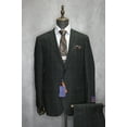 thumbnail image 2 of Mens Giorgio Fiorelli Modern Fit 2pc Charcoal Window Pane Formal Suit G79695, 2 of 9