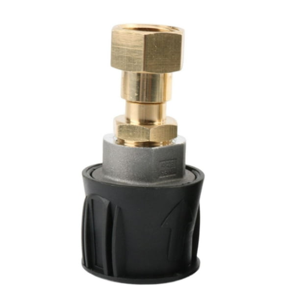 Adaptador de hidrolavadora reemplaza M22 x 1,5 mm. Convierte la conexión rápida para K. Aleación de aluminio