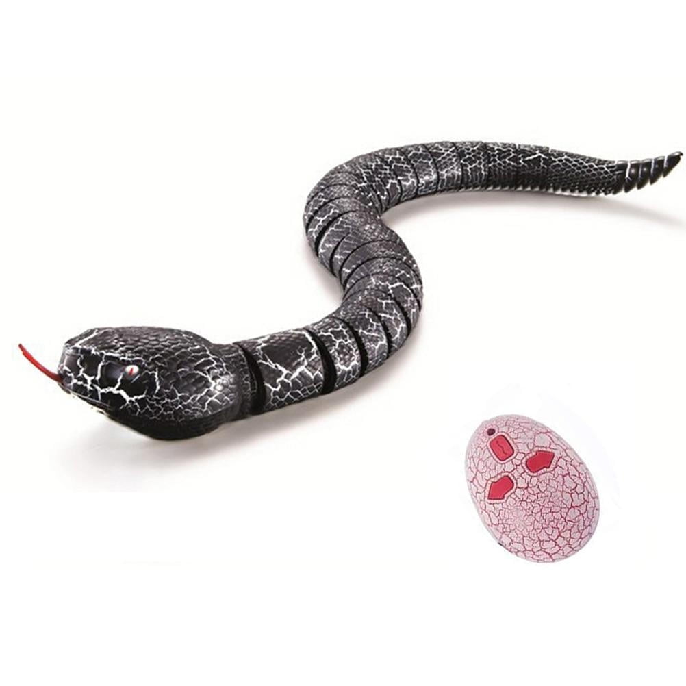 Novel Wireless Infrared Remote Control RC Snake Joke Scary Toy Kids Gag Gift 