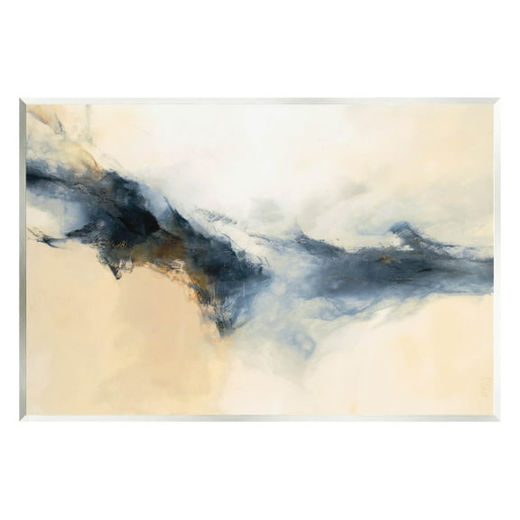 Stupell Industries Fluid Contemporary Shape Arrangement Graphic Art Unframed Art Print Wall Art, Design by Dina D’Argo
