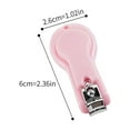 thumbnail image 6 of EXLEAF 2026 New Mini Stainless Steel Toddler Fingernail Clipper Infant Toenail Clipper for Baby Care, Nail Trimming, Infant Grooming, Personal Hygiene, Newborn Care, Home Use, 6 of 7