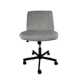 thumbnail image 1 of Silla de Oficina Acanalada Top Living Terciopelo Gris Claro, 1 of 8