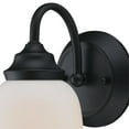 thumbnail image 4 of Westinghouse Lighting  Harwell One-Light Matte Black Indoor Wall Fixture, 4 of 5