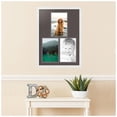 thumbnail image 2 of ArtToFrames Collage Photo Picture Frame with 3 - 8x12 Openings, Framed in White with Chestnut and Black Mats (CDM-3966-82), 2 of 8
