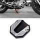 thumbnail image 5 of Soporte lateral para pies de motocicleta, modificación universal, accesorios antideslizantes duraderos, reemplazo de aleación de aluminio, fácil de instalar, estudio Premium Gris Yotijar almohadilla para pata de cabra de motocicleta, 5 of 8