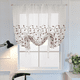 thumbnail image 1 of Cortina de cocina Sincero Café Ventana Armario Decoración Varilla Cortina corta 100% Poliéster, 1 of 6