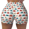 thumbnail image 2 of Fotbe Artoon Car Shorts Sin Costuras – Shorts Deportivos de Cintura Alta para Mujer, Elásticos para Gimnasio, Yoga, Running o Ciclismo-Medium, 2 of 8