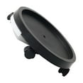 thumbnail image 4 of stanreset Soucoupe de Plante Support Roulant avec Roues Polyvalentes 4 pour Patio Jardin Gris 24.4cm Noir 34.4cm, 4 of 6