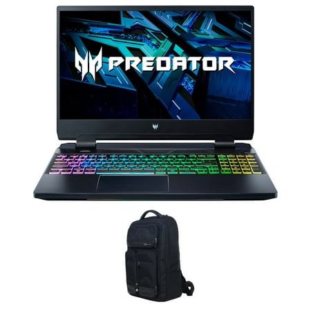 Acer Predator Helios 300 Gaming/Entertainment Laptop (Intel i7-12700H 14-Core, 15.6in 165Hz Full HD (1920x1080), NVIDIA GeForce RTX 3060, 16GB DDR5 4800MHz RAM, Win 11 Pro) with Atlas Backpack