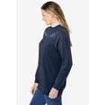 thumbnail image 2 of Woman Within Plus Size Layered-Look Sweatshirt, 2 of 6
