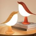 thumbnail image 2 of Small Cute Bird Table Lamp, Touch Night Light, Cordless Bedside Lamps, Desk Lamp, 3-Way Dimmable USB Rechargeable Battery 2600mAh Nightstand Lamps for Bedroom, Bird Decor Gifts, 2 of 8