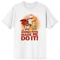 thumbnail image 7 of Captain Underpants The Hypno Ring Made Me Do It Crew Neck Short Sleeve Men's White T-shirt-3XL, 7 of 7