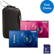 Your Choice: Canon PowerShot ELPH 320 HS 16.1MP Digital Camera w/ 5x Optical Zoom Value Bundle with 8GB SD Card and Case