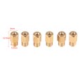 thumbnail image 2 of Carburador de 6 Piezas Carb Cabezal Hexagonal Jet Principal - Tamaño 220230240250260270 Sunnimix Chorro principal del carburador, 2 of 8
