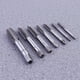 thumbnail image 2 of Juego de 7 machos de roscar con ranuras rectas, brocas de enchufe, herramientas manuales para trabajar el metal, cortador de agujeros en espiral (plata), 2 of 7