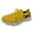 Yellow, variant on YOUSNH Women's Fashion Mesh Cloth Leopard Print Sneakers Breathable Non Slip Lace up Casual Shoes Shoes Women's Fashion Sneakers Red 9