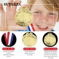 thumbnail image 3 of 15 Pcs Metallic Gold Silver Bronze Medals With Lanyard, 3 of 7