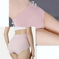 thumbnail image 4 of High Waist Plus Size Cotton Leak-Proof Physiological Underwear, High Waist Cotton Tummy Control, 4 of 7