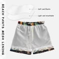 thumbnail image 3 of FORMRS Boys Swim Trunks Quick Dry Mesh Liner Boardshorts Sizes XS-XL, Skeleton with Sun, 3 of 7