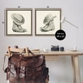 thumbnail image 3 of Stupell Industries Rustic Cowboy Boots Beauty & Fashion Drawing Brown Floater Framed Canvas Art Print Wall Art, 25 x 25, Set of 2, 3 of 9