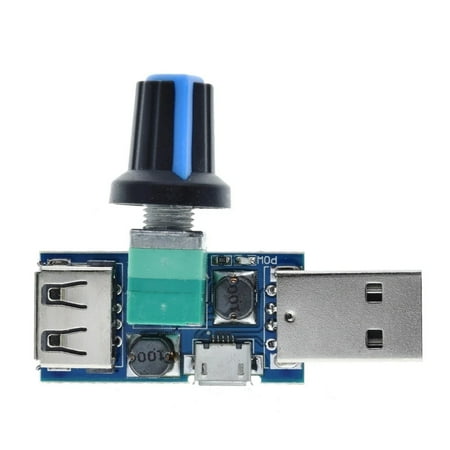 

Milue Motor Drive Controller Multi-Gear Fan Governor USB Speed Regulation Control