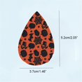 thumbnail image 2 of Fashion Trend Personality Leather Pattern Drop Earrings Jewelry GiftThe Best Gift for A Loved One, 2 of 3