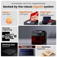 thumbnail image 2 of Algolaser Pixi 10W High Precision Laser Engraving Machine with 3" smart Screen Algosketch to diy text & Draw on glass, metal, wood, ceramic, and granite, 2 of 8