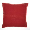 thumbnail image 4 of LR Home Rust/Multi Contemporary Striped Geometric Hand-Woven Throw Pillow Cover, 4 of 8