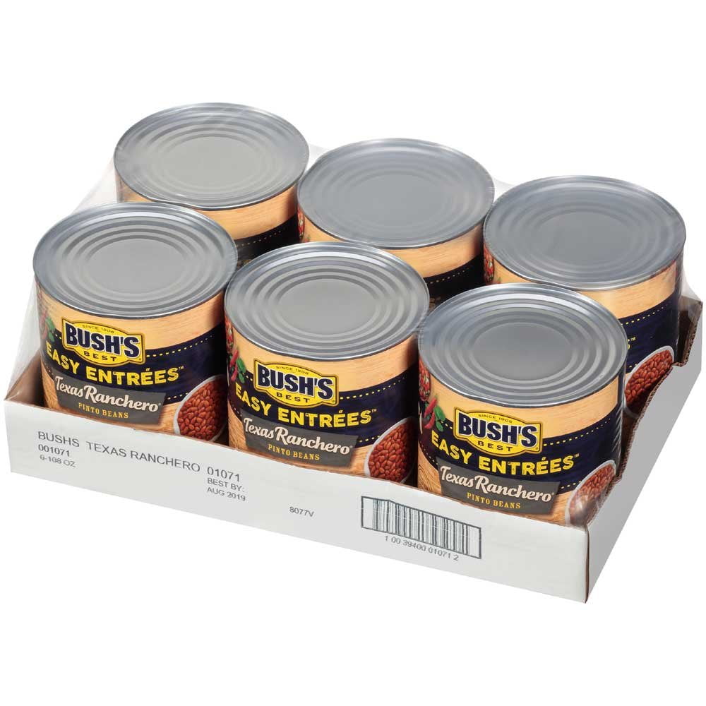 Bushs Best Easy Entrees Texas Ranchero, 108 Ounce - 6 per case.