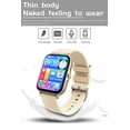 thumbnail image 4 of Reloj inteligente para hombre, con control de la presión arterial, fitness, deporte, reloj inteligente para mujer, para iPhone, Xiaomi GTS3, GTS 3, dorado, 4 of 5