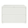 thumbnail image 2 of Hirsh 42 Inch Wide 2 Drawer Metal Lateral File Cabinet for Home and Office, Holds Letter, Legal and A4 Hanging Folders, White, 2 of 4