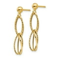 thumbnail image 2 of Boucles d'Oreilles Pendantes en Or Jaune 14k, 2 of 7