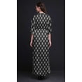 thumbnail image 5 of Bimba Rayon Floral Block Womens Printed Side Slit SummerÂ&nbsp;DressÂ&nbsp;Long Maxi Gown-Large, 5 of 6