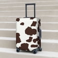 thumbnail image 2 of Lsque Brown Cow Printed Luggage Cover, Travel Luggage Protector,Scratch and Dirt Resistant, Fits 18-32 Inch Luggage - Large, 2 of 9