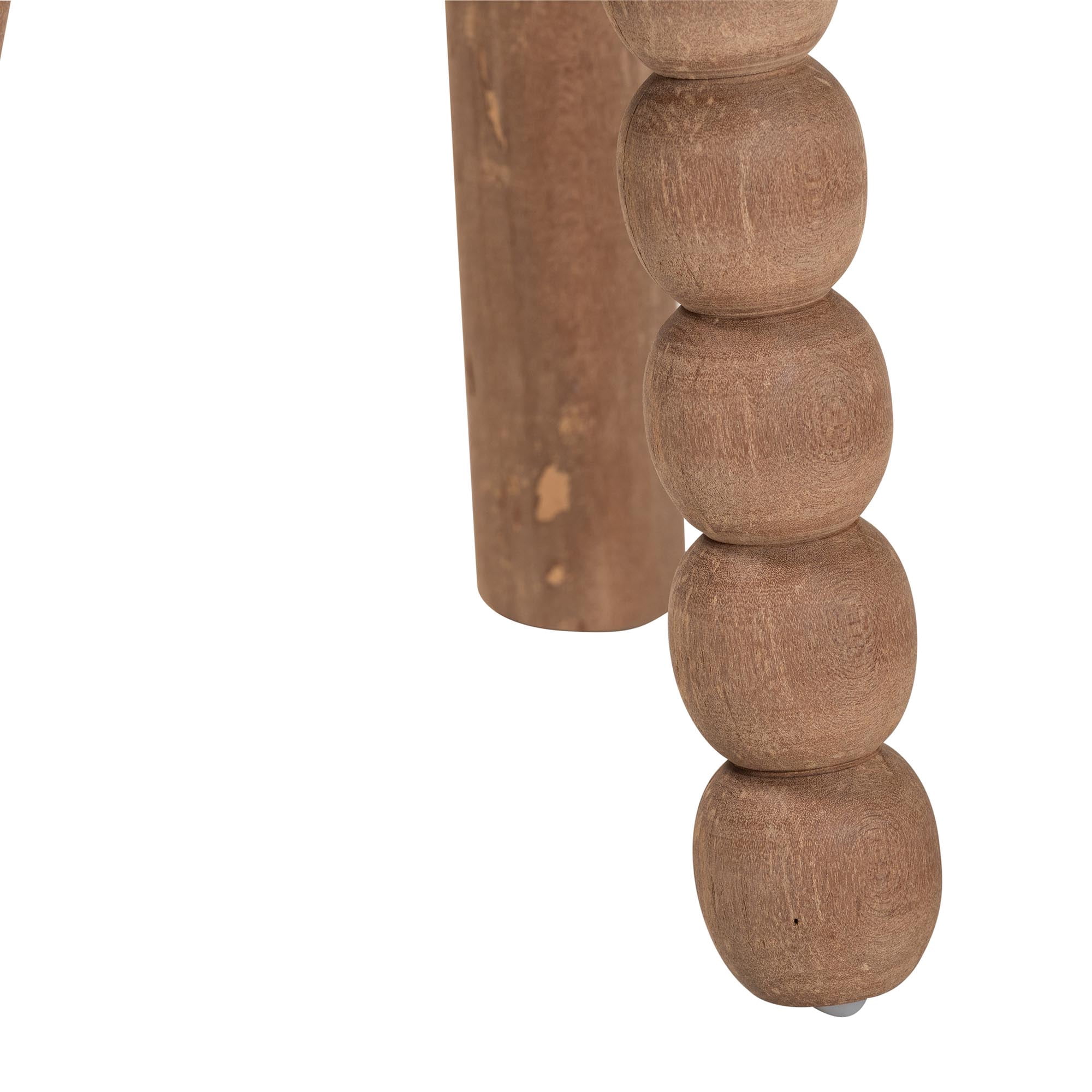 bali & pari Sihu Rustic Footstool, Natural Brown