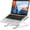 White, variant on LS01 Pro Ergonomic Laptop Stand, Plastic Laptop Riser, Portable and Adjustable Notebook Computer Holder Compatible with 10-14" Laptops (White)