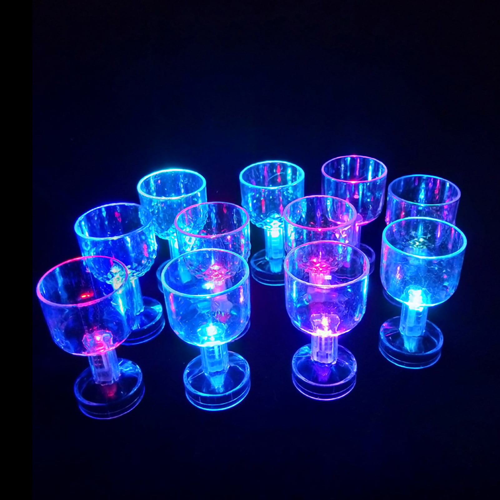 ITODA Flash Light Up Cups Liquid Activated Multicolor LED Bar Night Club  Halloween Christmas Party G…See more ITODA Flash Light Up Cups Liquid