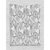 Doodle Tapestry, Flowers and Paisley Coloring Book Style Drawing Ethnic Influences Abstract Artwork, Wall Hanging for Bedroom Living Room Dorm Decor, 60W X 80L Inches, Black White, by Ambesonne