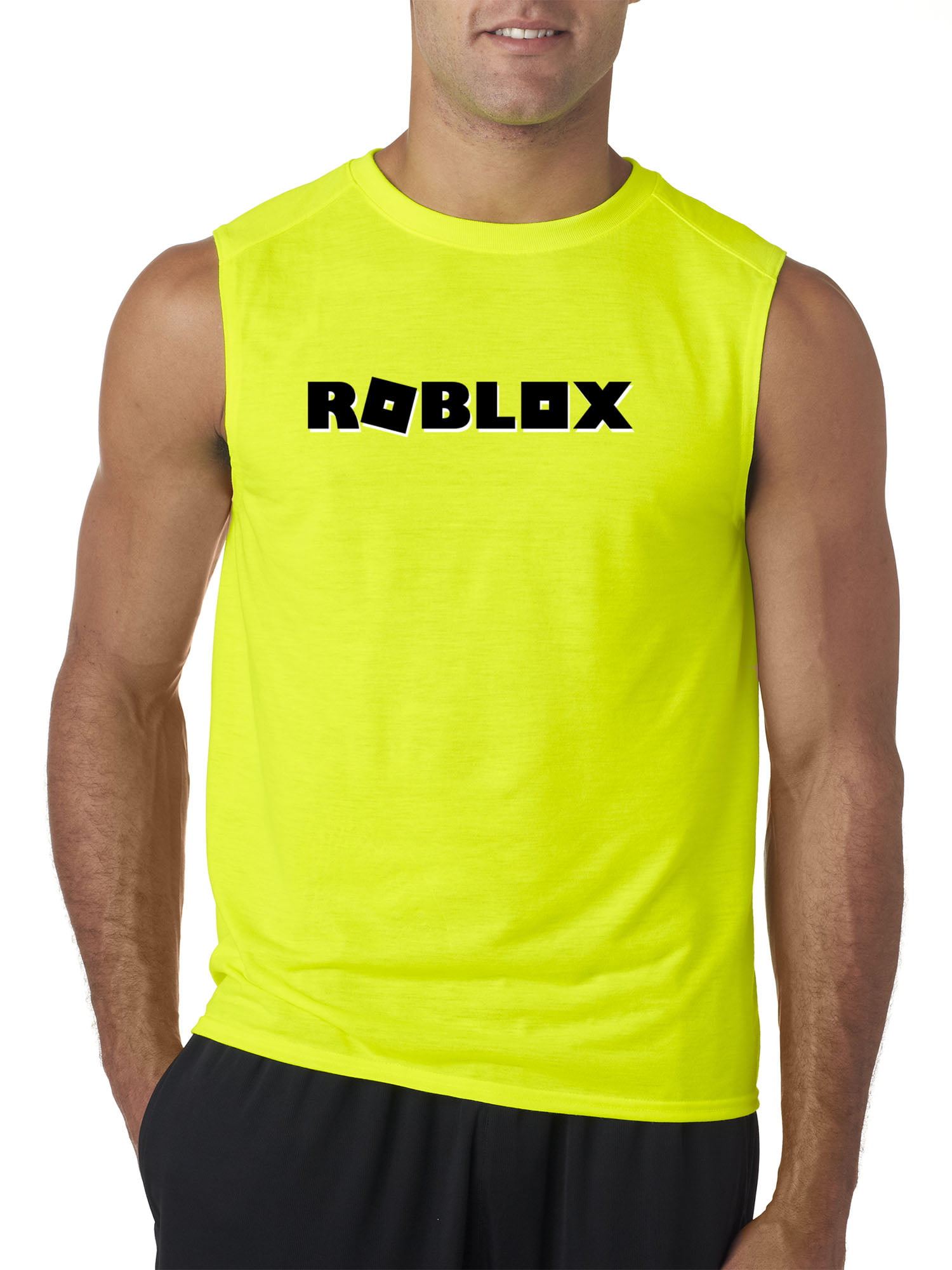 Trendy Usa Trendy Usa 1168 Mens Sleeveless Roblox Block - how to wear 2 face accessories on roblox roblox muscle