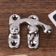 thumbnail image 4 of LOCK DE BOCINA DE HEBILLA 30 PCS HASP Estilo Hanch Style Iron Iron Latch, 4 of 7
