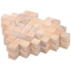 thumbnail image 1 of 100 piezas de bloques de construcción de madera, bloques cuadrados y cúbicos, material didáctico para juegos de apilar y apilar, 1 of 7