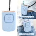 thumbnail image 4 of Neck Fans Bladeless, Lazy Hanging Waist Fan with LED Display, USB Charging Portable Mini Fan, Adjustable Wind Speed Angle, with Support Pole for Desktop, for Outdoor Indoor, 4 of 7