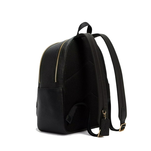 MOCHILA COACH ORIGINAL UNISEX COURT MEDIUM BACKPACK CUERO NEGRO GRANULADO Walmart en linea