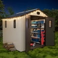 thumbnail image 4 of 8ft×8ft Outdoor Spacious Resin Storage Shed, 4 of 10