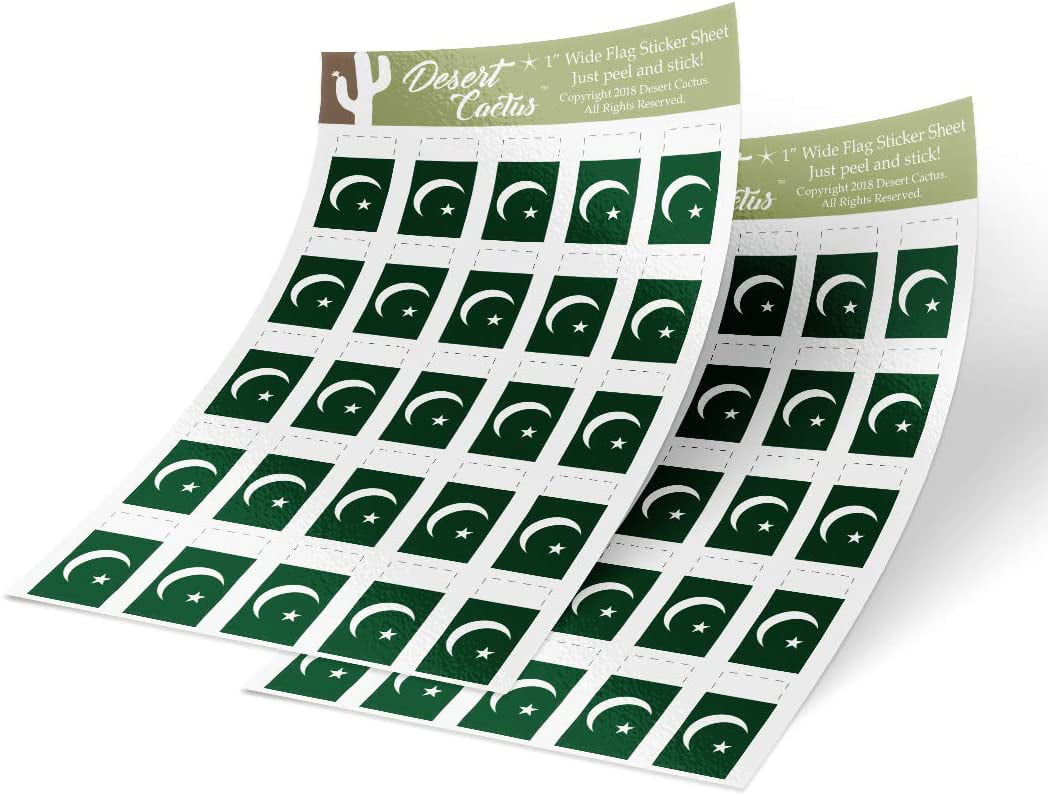 Pakistan Country Flag Reflective Decal Bumper Sticker 