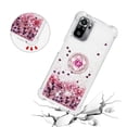 thumbnail image 5 of Funda para Xiaomi Redmi Note 10S 4G/Note 10 4G con Brillo Líquido Flotante, Purpurina, Parachoques y Anillo Giratorio Soporte, 5 of 5