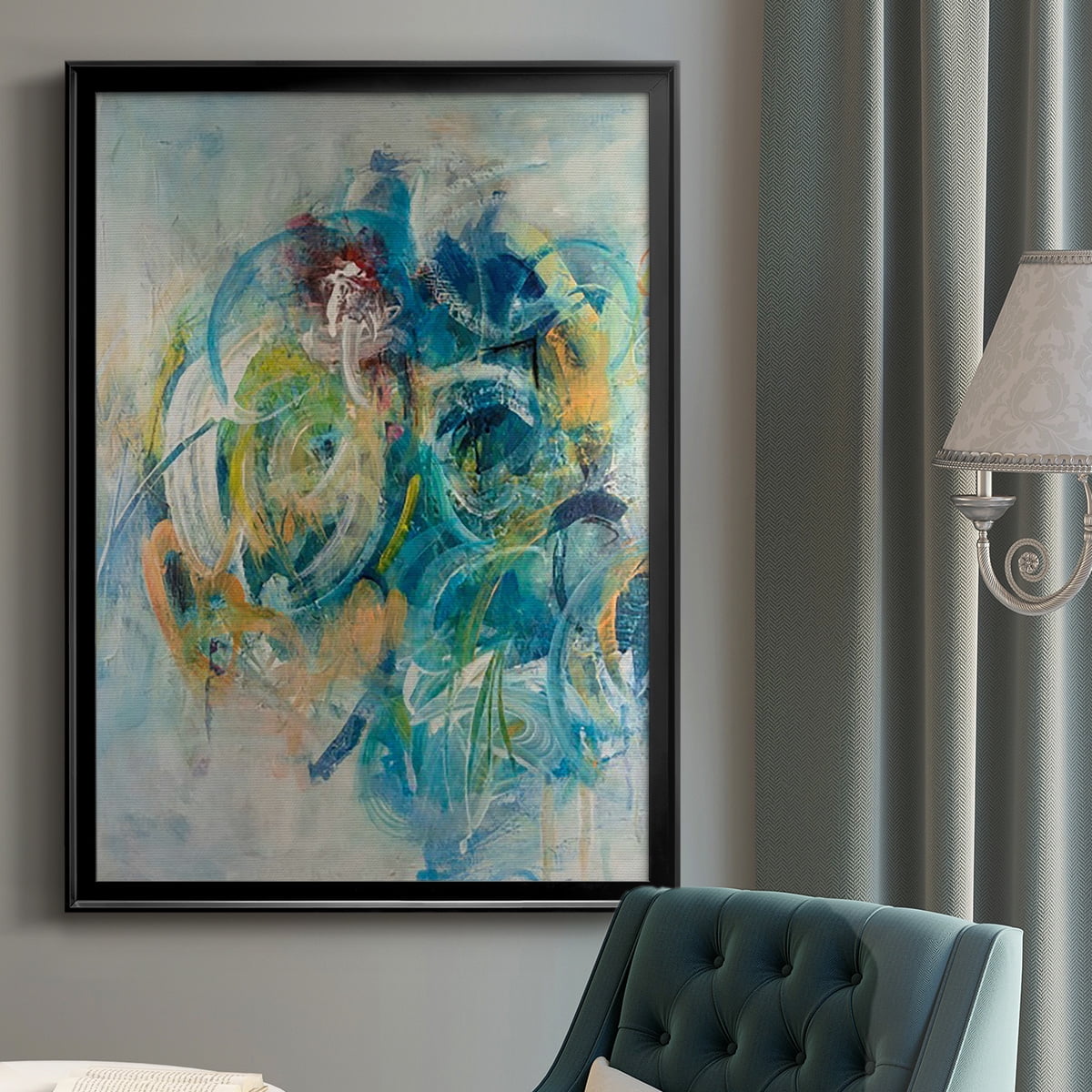 Silent Energy II Premium Framed Print, in Gold, Black, or Silver - Ready to Hang