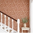 thumbnail image 3 of S4sassy Removable Contemporary Brown Wall Decor, Ikat Print Textured Contact Paper for Walls, Cabinets, and Dresser, Self Adhesive Vinyl Wallpaper Roll, Waterproof Contact Paper for Walls- 25"x240", 3 of 9